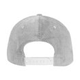 thumbnail image 4 of Decky 6043 5 Panel High Profile Relaxed Corduroy Rope Hat-White/Black, 4 of 4