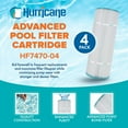 thumbnail image 2 of Hurricane 8 Pack HF7470-04 Advanced Pool and Spa Filter Cartridge Replacement, 2 of 10