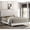 White, variant on HMYG Black Upholstered Queen Panel Bed