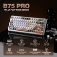 thumbnail image 2 of Teclado Mecánico Inalámbrico YUNZII B75 PRO con Diseño 75% y RGB, 2 of 9