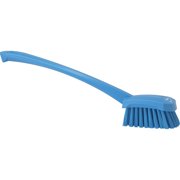 Vikan-41863 Long Handle Brush, 16L, Stiff - Blue J101