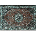thumbnail image 1 of Ahgly Company Indoor Rectangle Persian Light Blue Traditional Area Rugs, 7' x 10', 1 of 4