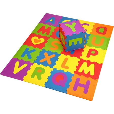 Spark. Create. Imagine. 28- Piece Interlocking Tile ABC Soft Foam Playmat