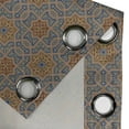 thumbnail image 3 of Ambesonne Moroccan Grommet Curtain Single Panel, Traditional, 50"x60", Blue Sepia Redwood, 3 of 5