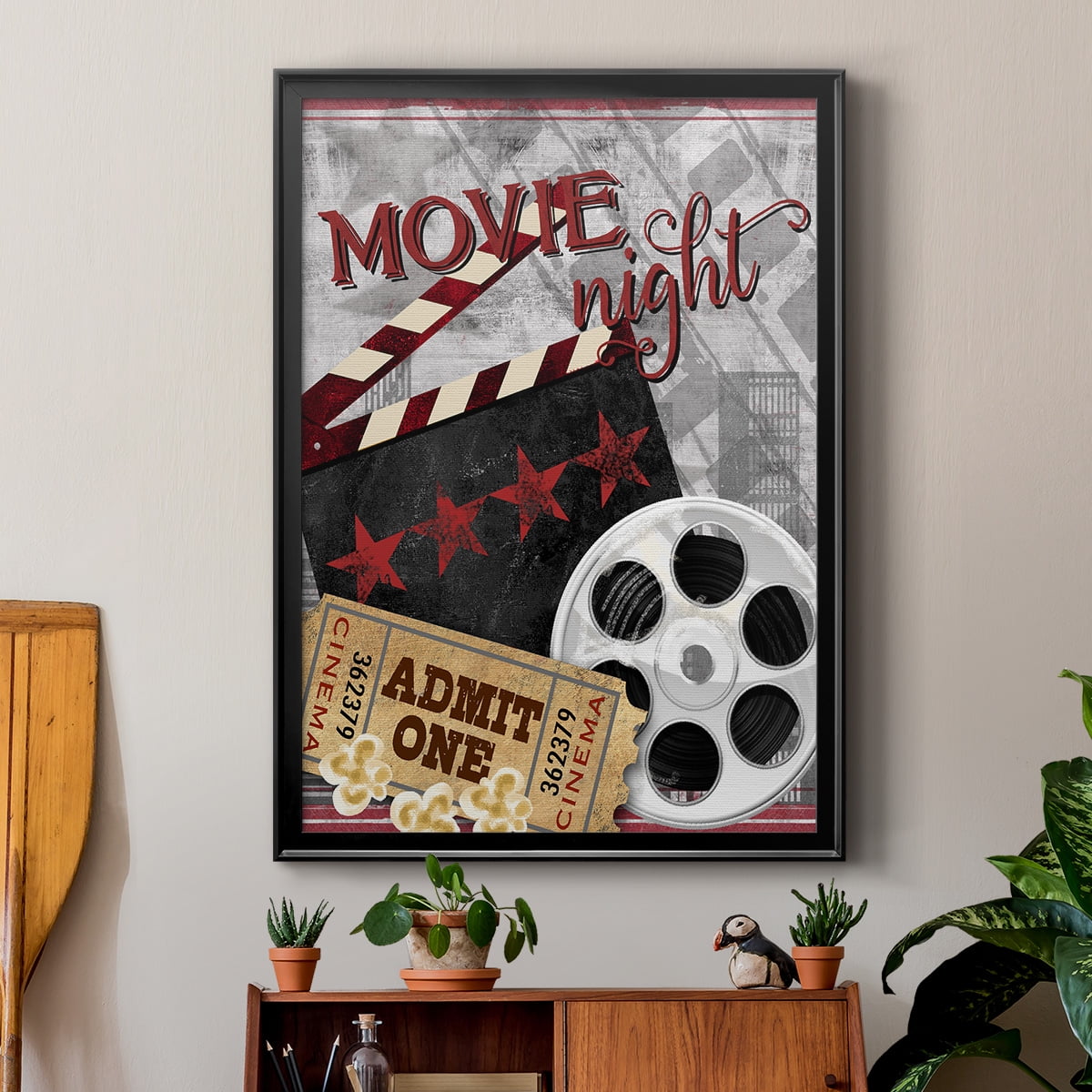 Movie Night II Premium Framed Print - Ready to Hang