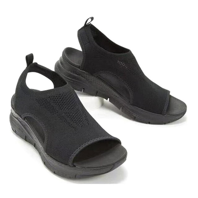 Thick Sole Beach Sls For Women Soft And Wide Sls With Upper For Driving Wal
