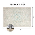 thumbnail image 6 of CHITOOMA 5'x7' Machine-washable Area Rugs for Living Room, Stain Resistant Non-Shed Carpet, Boho Floral Area Rugs with Non-Slip Backing for Bedroom, Dining Room, Dorm, Office, 6 of 7