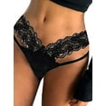 thumbnail image 3 of Gvmfive Women Lace Underwear G-string Low Rise Strap Panties Thong Lingerie, 3 of 4