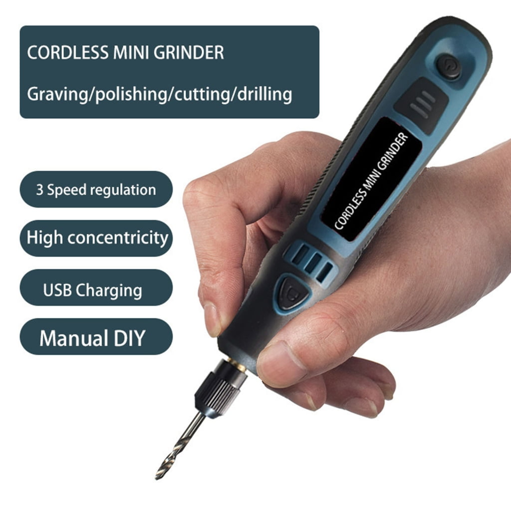 Cordless Electric Engraver Tool Set Includes 54 Attachments Adjustable Speed Portable Design For DIY Jewelry Craft Proje