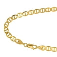 thumbnail image 5 of JewelStop 10k Solid Yellow Gold 3.2 mm Mariner Chain Bracelet, Lobster Claw - 7 Inches, 1.7gr., 5 of 5