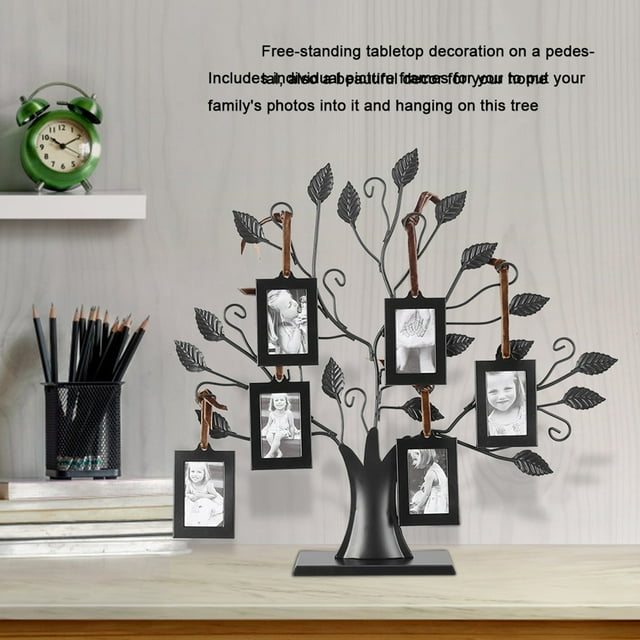 Family Tree Frame, Photo Frame, 2.52x1.81in Family Photo Display Tree For Office Living Room Bedroom Study