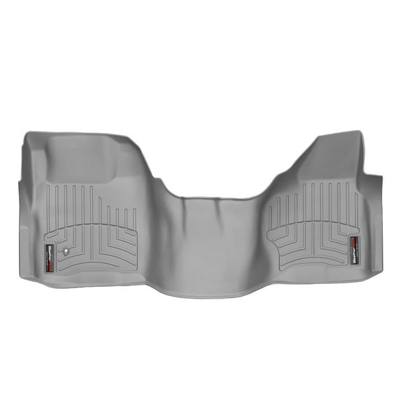 WeatherTech Custom Fit FloorLiners compatible with 2008-2010 Ford Super Duty - 1st Row - Over The Hump, Grey