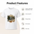 thumbnail image 5 of Protect Our National Parks Trout, River, Pine Trees and Mountains Graphic T-Shirt, Unisex Classic Fit, 180 GSM, 5 of 6