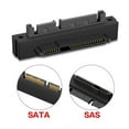 thumbnail image 3 of SAS to SATA Adapter,SFF-8482 SAS 22 Pin to 7+15 Pin SATA Male HDD Hard Drive Adapter 90 Degree Angle, 3 of 4