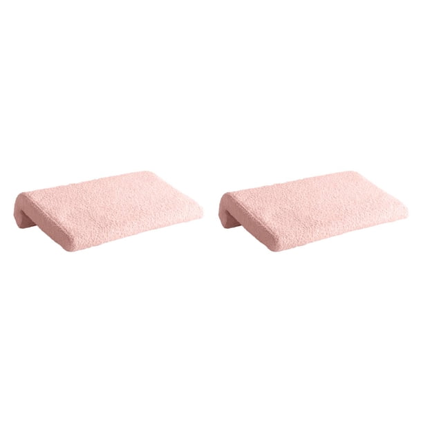 2 almohadas para cabecera de cama, soporte para la espalda para cabecera de madera maciza, almohada de respaldo suave, cojín de cabecera para Rosa