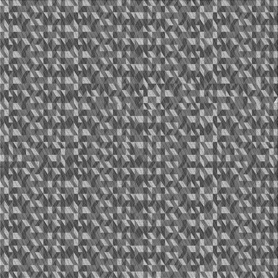 Ahgly Company Machine Washable Indoor Square Transitional Dark Gray Area Rugs, 5' Square