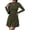 Army Green, variant on Long Sleeve Dresses for Women Mock Neck A Line Flowy Mini Dress Swing Pleated Hem,Cocktail Party Club Holiday Going Out Outfits,Dressy Casual Winter,Trendy Early Fall Fashion Clothing