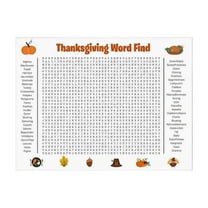ABODELINE 2 Pack Thanksgiving Word Search Poster, Giant Christmas Word Find Poster,2X3 Ft Wall Game for Family, Than Life Words Search Puzzle, Interactive Experience Holiday Activity Crossword