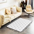 thumbnail image 3 of jejeloiu Gray Bow Living Room Rugs Area Rug 3x5 Cute Bowknot Indoor Floor Mat Boys Girls Kawaii Accent Rug Women Men Bow and Stripes Decorative Rug, 3 of 8