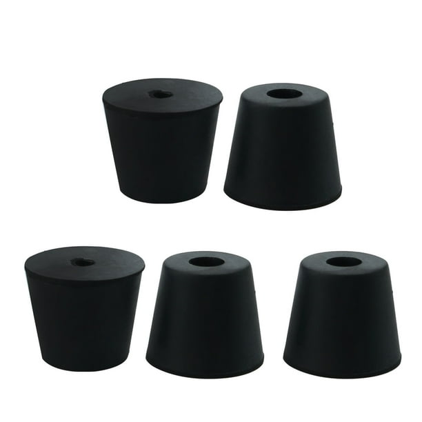 5 piezas de patas de goma, amortiguador para muebles, protector de patas de amplificador, D20x15xH17mm
