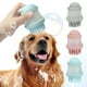 thumbnail image 1 of Cepillo de baño para mascotas con almacenamiento de líquidos - Cepillo de masaje y champú para perros y gatos - Asa desmontable, antideslizante, diseño 2 en 1, 1 of 6