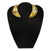 Fan Earrings in 18k Gold Plated by Laruicci for Women - 1 Pair Earrings