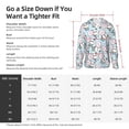 thumbnail image 5 of Uemuo Cute Panda Bear Pattern Women's Full Zip UPF 50+ Sun Protection Hoodie Jacket Long Sleeve Sun Shirt Hiking Outdoor Performance with Pockets-Small, 5 of 9