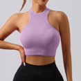 thumbnail image 2 of HOWPAY Full Coverage Bras for Women Push up No Underwire Wireless Supportive Stretch Sports Pullover Tank Tops Comfortable Soft T-Shirt Bra Purple L, 2 of 7