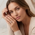 thumbnail image 6 of Rosec Jewels IGI Certified Lab Grown Diamond Engagement Ring - 0.98 Carat - E-VS1 Quality - Classic Diamond Solitaire Ring for Women, 14K White Gold, US 5.00, 6 of 8