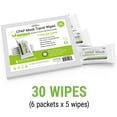 thumbnail image 4 of AWOW Professional CPAP Cleaner Travel Wipes for Mask & Equipment, Unscented, 6 Pack (5 Count Each), 4 of 7