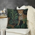 thumbnail image 2 of YINGXI s in Throw Pillow Case Square Cushion Decorative Cover for Sofa Bed Brown Green 18x18in, 2 of 5