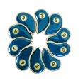 thumbnail image 4 of jinwen 10Pcs Golf Iron Covers Sleeves Golf Clubs Case Golf Wedges Headcovers Waterproof, 4 of 7