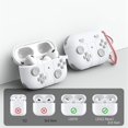 thumbnail image 1 of Suitable for Protective Case Bluetooth Headset Case Silicone Protective Case White, 1 of 5