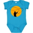 thumbnail image 3 of Inktastic Fly Fishing Sun Silhouette Boys or Girls Baby Bodysuit, 3 of 5