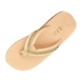 thumbnail image 7 of Women's Flip Flops with Arch Support Comfort Beach Sandals for Women Lightweight Beige 8.5, 7 of 7