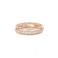 thumbnail image 2 of Elli by Julie & Grace Crystals Stacking Ring Eet of 3 925 silver 18K Rosegold, 2 of 5