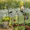 thumbnail image 5 of SPOORYYO Garden Art Decorative Watering Can Lamp with Star-Shaped Sprinkler and LED Lights, 5 of 9