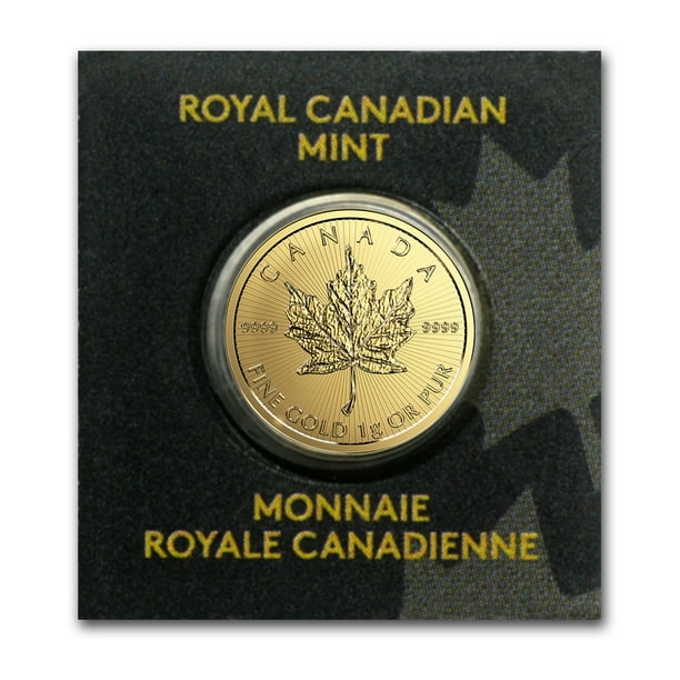 Royal Canadian Mint 1 gram Gold Maple Leaf Maplegram 25™ (In Assay