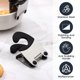 thumbnail image 4 of 2pcs Stainless Steel Spoon Rest Pot Clip Anti-Scalding Silicone Design Pot Clamp Pot Spoon Spatula Rest, 4 of 4