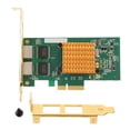 thumbnail image 1 of PCIE  Card, Ethernet 2 RJ45 Ports PCIE X4 Slot PCI Express  Card 2 Port Gigabit NIC  For Servers For Computers, 1 of 8