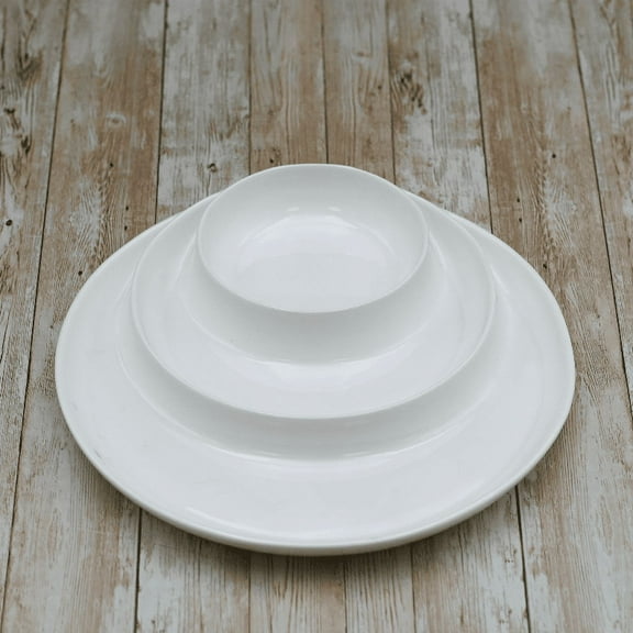 WILMAX FINE PORCELAIN SET OF 3 DIVIDED DISHES 10" | 25.5 CM WL-992691/A