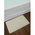 thumbnail image 2 of Cartoon Bath Mat, Funny Insects Spiders and Bugs Pattern Ornamented with Colorful Flowers, Plush Bathroom Decor Mat with Non Slip Backing, 29.5" X 17.5", Multicolor, by Ambesonne, 2 of 2