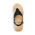 thumbnail image 4 of Sandalias Planas Ortopédicas con Soporte para el Arco en Negro para Mujer DREAM PAIRS, 4 of 9