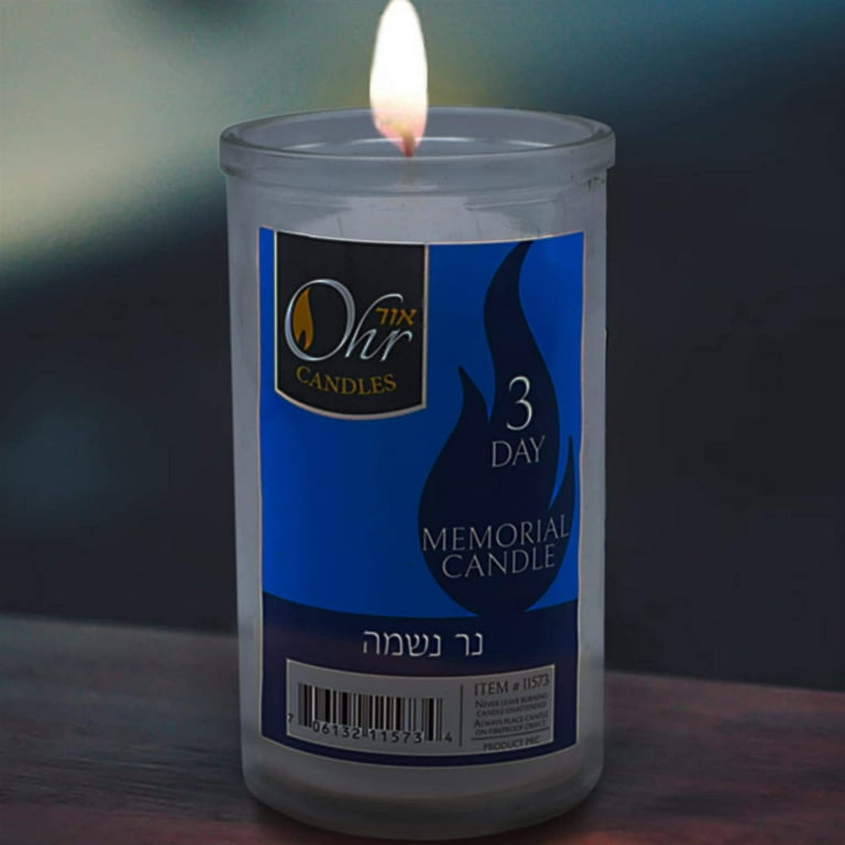 Ohr Candles 3 Day Yartzeit Memorial