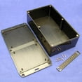 thumbnail image 1 of 1591ESFLBK - PROJECT BOX 7.5X4.3X2.4IN PLAS BLACK WITH FLANGED LID, 1 of 1