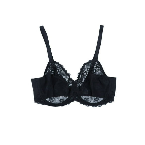 Wacoal Women's Lace Bra Underwire Adjustable Black 38D New