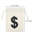 thumbnail image 2 of HLONK 8 Pcs Money Bags Money Bag Prop Drawstring Pouch Party Favor Bags Cotton Drawstring Bags Party Candy Bag, 2 of 6