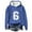 Blue, variant on Funny Six Seven Sweatshirt for Couple Fleece Lined Meme Cute Pullover Plain 6 7 Hoodies Halloween Christmas Top