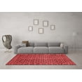 thumbnail image 3 of Ahgly Company Machine Washable Indoor Square Southwestern Red Country Area Rugs, 4' Square, 3 of 4