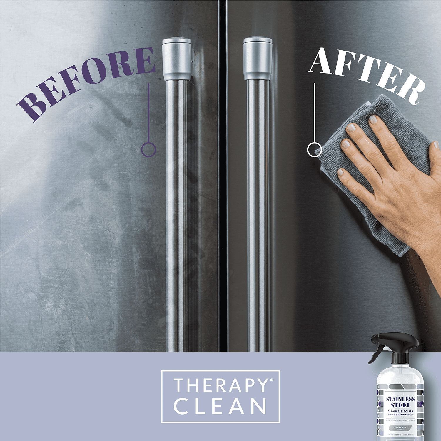 Therapy Stainless Steel Cleaner and Polish Bundle with